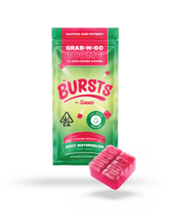 Bursts Juicy Watermelon - 200MG Live Resin Infused Edibles