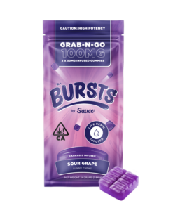 Bursts Sour Grape - 800MG Live Resin Infused Edibles