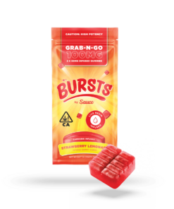 Bursts Strawberry Lemonade - 200MG Live Resin Infused Edibles