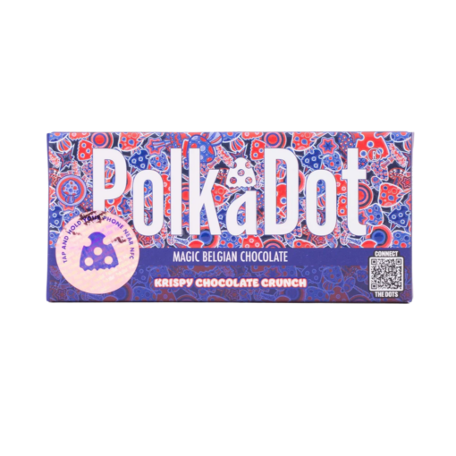 Polkadot krispy chocolate crunch - psilocybin infused chocolate bar