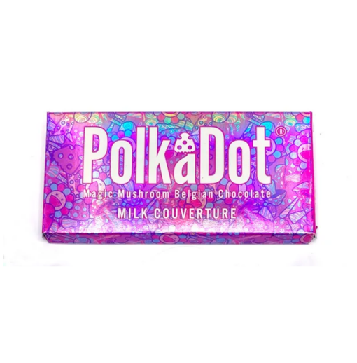 Polkadot Psilocybin-Infused chocolate bars - Milk Couverture