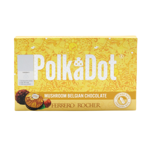 Polkadot ferrero rocher - psilocybin infused chocolate bar