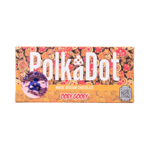 Polkadot ooey gooey - psilocybin infused chocolate bar