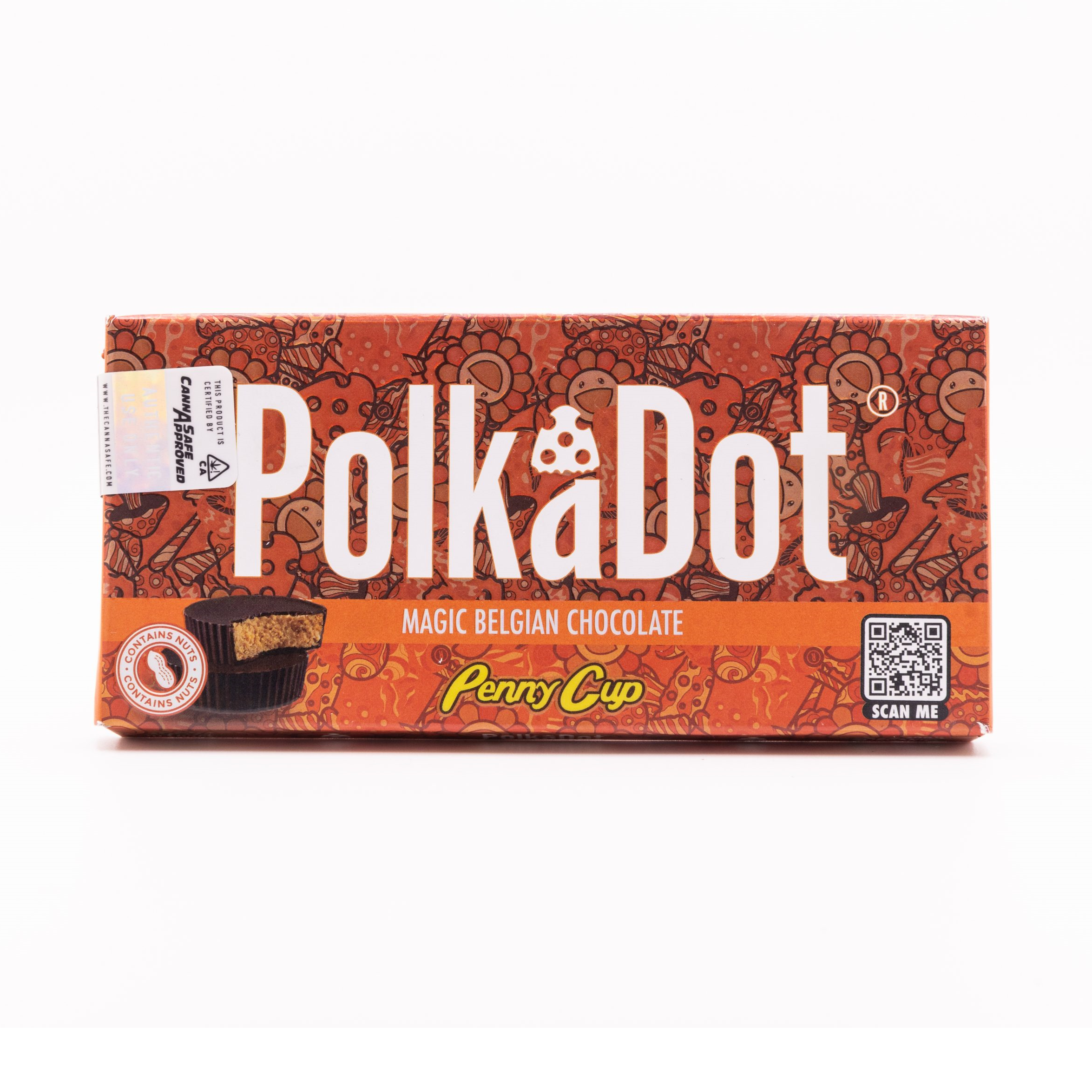 Polkadot penny cup - psilocybin infused chocolate bar