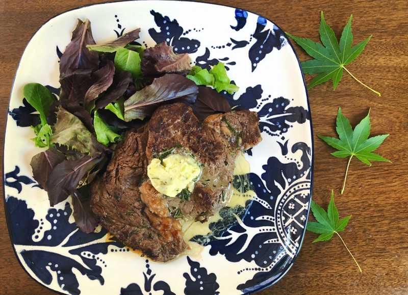 How to cook cannabis infused Space Steaks